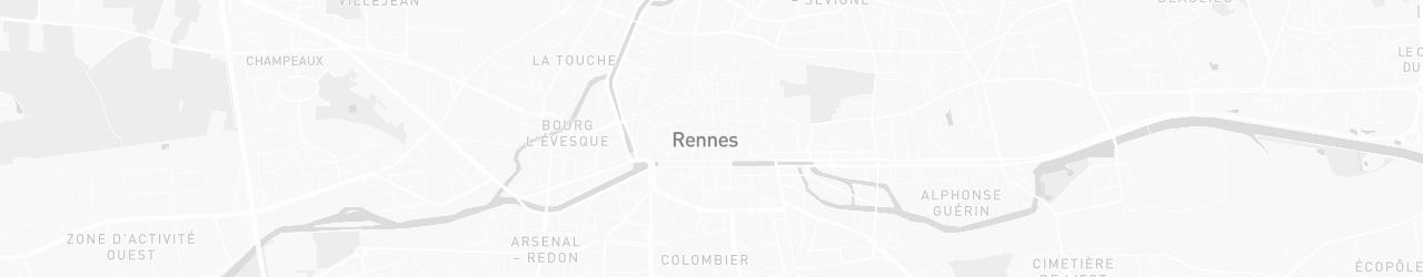 Carte de Rennes